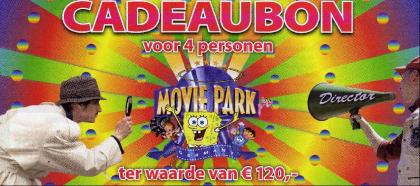 Movie park 4 Eintrittskarten für FREIER Eingang