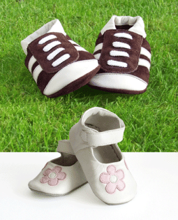 Leder krabbelschuhe/lauflernschuhe
