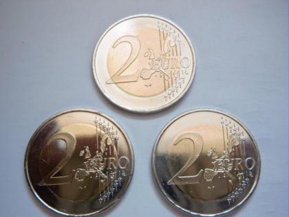 2 Euro Hamburger Michel Fehlprägung 2022 -F -