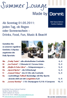 Summer Lounge made by Dorint