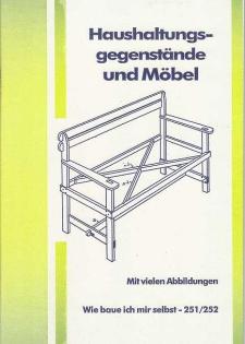 Baupläne Haushaltsgegenstände und Möbel
