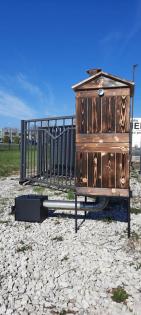 Räucherkammer Räucherofen Räucherplatz Feuerstelle Set Garten