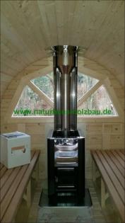 Fasssauna Saunafass Saunapod Gartensauna Aussensauna Sauna für den Garten