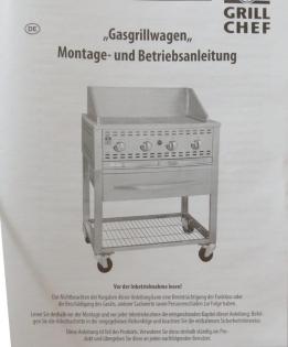 Grill Chef Landmann Gasgrillwagen NEU