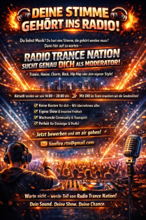 Webradio Radio-Trance-Nation sucht Moderatoren