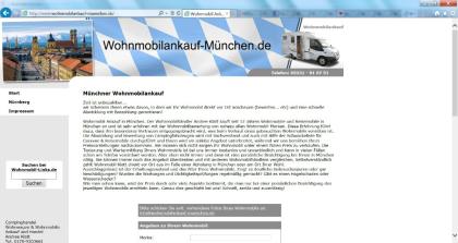 Wohnmobilankauf in München 0170-9303661 Klatt Wohnmobile