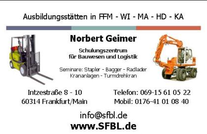 Staplerführerschein Flurförderschein Ausbildung Staplerschein Eschborn Kurse