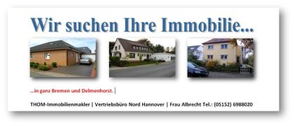 Horn o. Borgfeld Einfamilienhaus zum Kauf gesucht - mit Garten und Garage.
