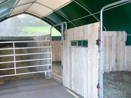 AKTION Weidezelt Weideunterstand XXL Lagerzelt Zelt Unterstand Koppel