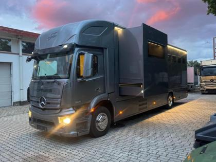 Pferdetransporter Mercedes 1835 Antos Wohnmobil Popout 350PS