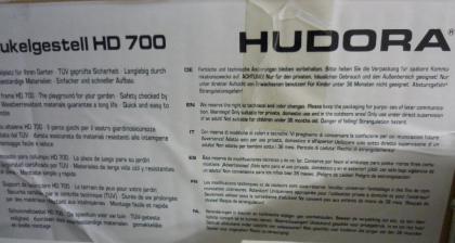 Hudora Schaukel-HD 700/ Schaukelgestell / Kinderschaukel neu und originalverpack