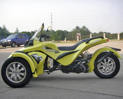 Kandi 250cc Spyder Straße rechtliche Dreirad