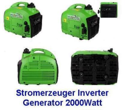 Notstromaggregat Inverter 2022W Stromerzeuger Neuware OVP