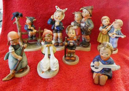 Hummel / Göbel Figuren Sammlung mit 8 Stück
