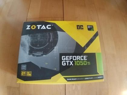 Zotac GeForce GTX 1050 Ti OC Edition 4GB GDDR5 DVI HDMI DP ZT-P10510B-10L