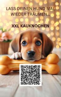 Für alle die ihren Hund lieben Der beste naturbelassene XXL-Kauknochen ge
