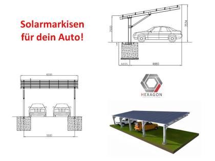 Leichte Garagen Solarschuppen
