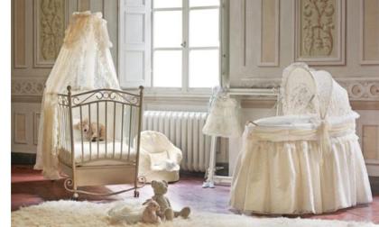 Luxusbabyzimmer LuxAlina mit edler Rsoenspitze