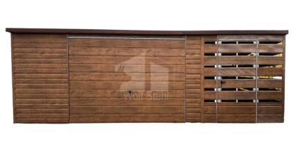 Blechgarage 5x6m Doppelgarage Transport Aufbau gratis ID444
