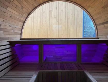 VIP Sauna Quadro - Holzofen 4 Meter