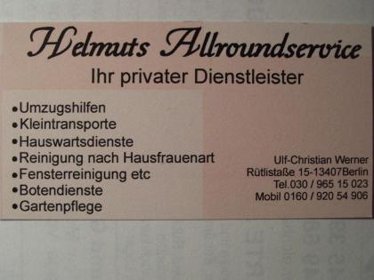 Hilfe bei Fensterreinigung Gartenarbeiten Umzug