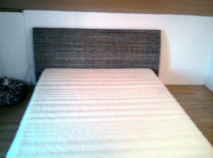 Rattan Bett 140x200 incl. Matraze 3 Monate alt