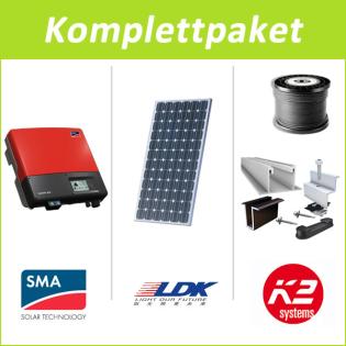 LDK Solar/SMA Komplette 2 3 kWp Photovoltaikanlage