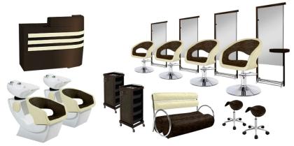 Friseurmoebel Chocolate Wave Set