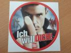 AUFKLEBER STICKER ICH WILL DICH
