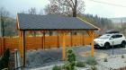 HOLZÜBERDACHUNG FÜR AUTO GARAGENVORDACH GARTENHAUS 3 5x5m