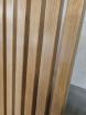 EICHENLAMELLEN FÜR WAND AUF MDF-PLATTE LEIMHOLZPLATTEN AUS EICHENHOLZ 40x30mm