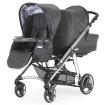 Praktischer Zwillings- und Geschwisterkinderwagen von Bebecar One Two
