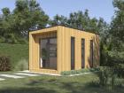 Modernes Gartenhaus Heimbüro Büro Gartenbüro 3x5 m