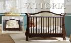 Luxus Kinderbett im Retro Design Pali Vittoria - Babybett umbaubar