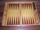 Antikes Backgammon komplett mit Holzkoffer