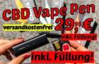 CBD Vape Pen Kit Inhalation nur 29 95Euro frei Haus inkl. CBD-Füllung