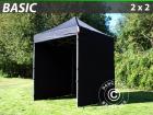 Faltzelt FleXtents 2x2 m basic schwarz